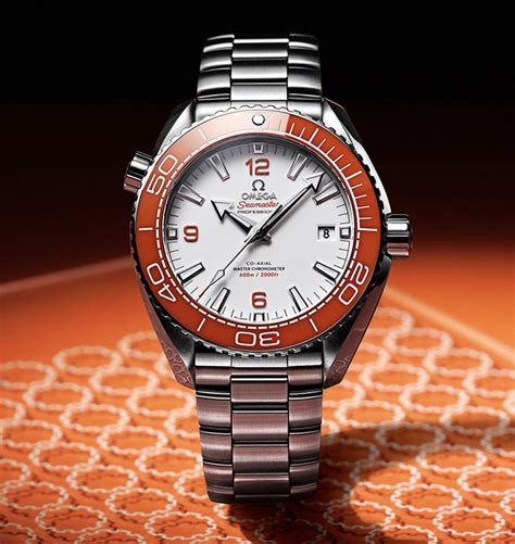 omega planet ocean 600m orange.